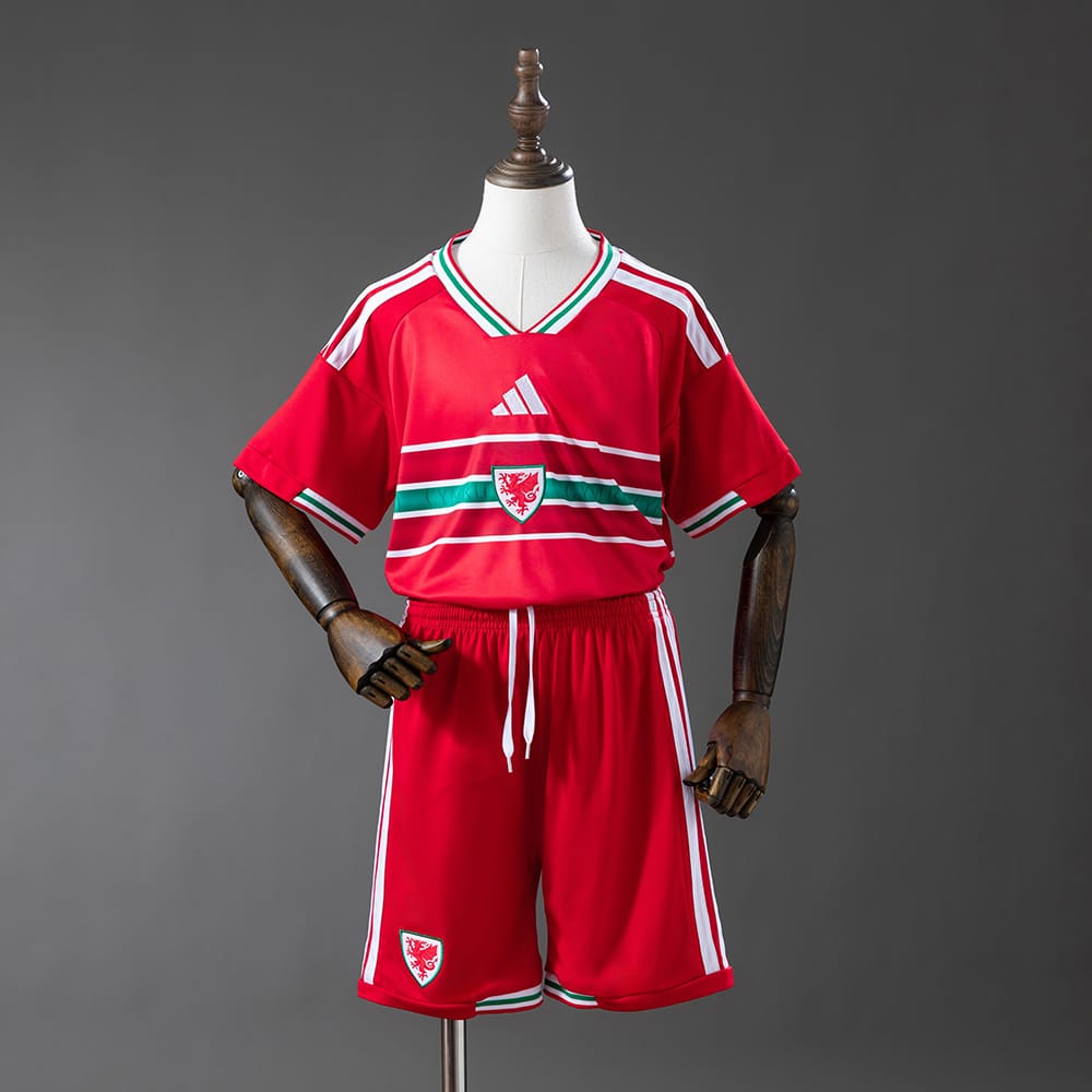 Kids Wales national 2026 Home - WCFOOTBALLSUIT Main image