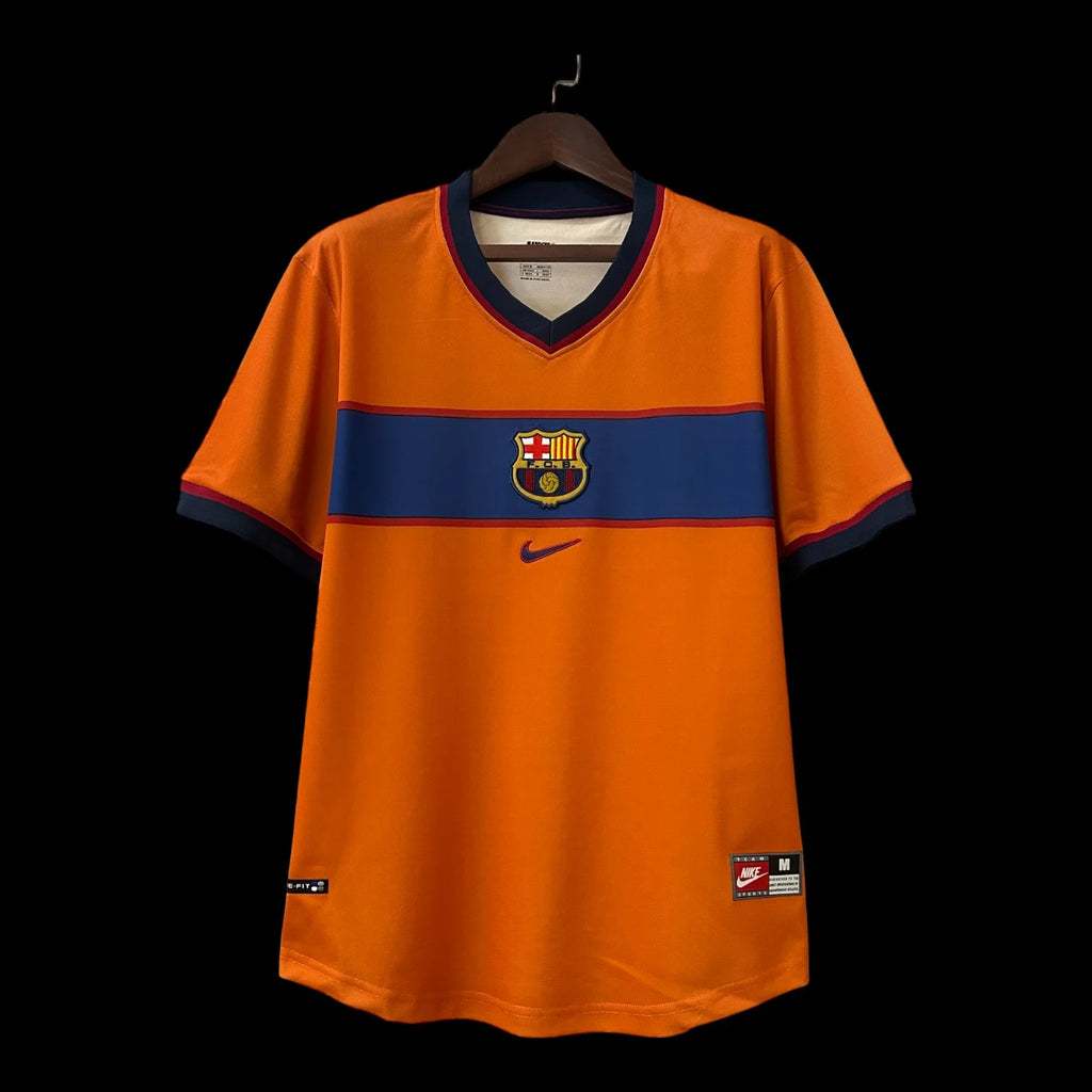maillot barcelone retro orange 2009