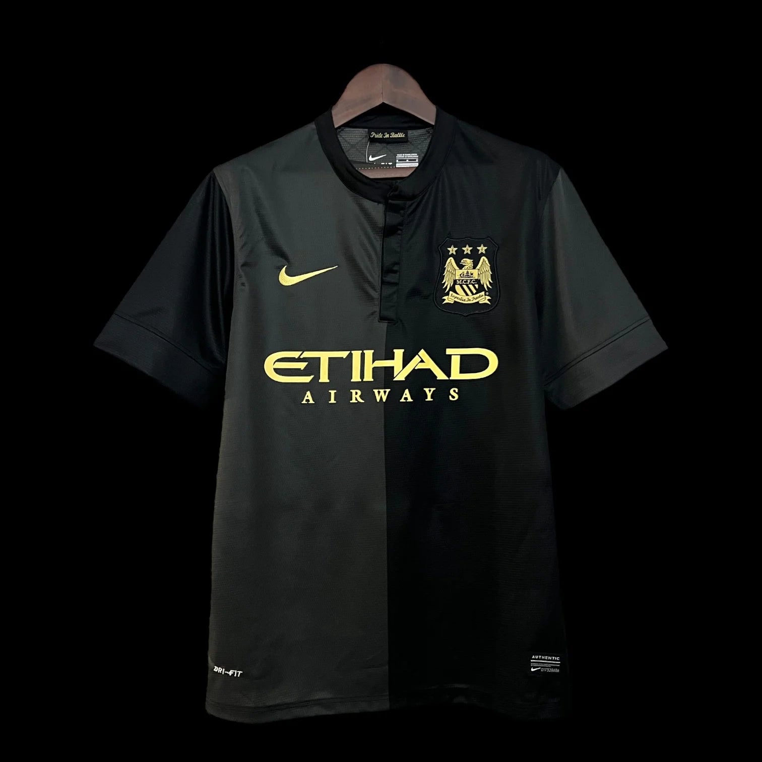 maillot Manchester city retro noir