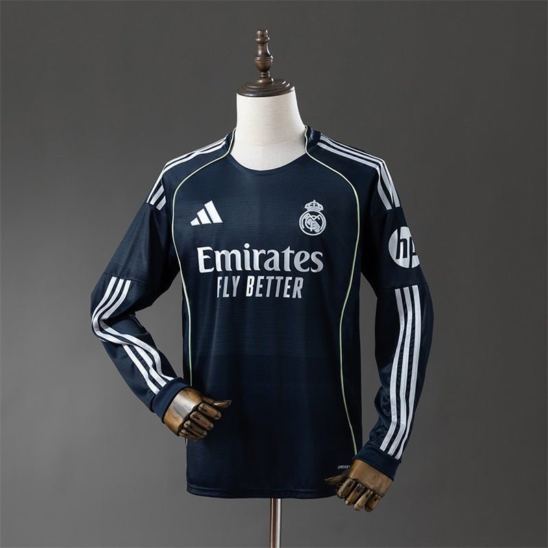 Real Madrid 2025 - 2026 second away Fan Long Sleeve - WCFOOTBALLSUIT Main image