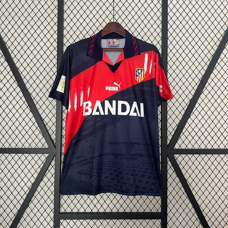 Retro Atletico Madrid 1996 - 1997 away game - WCFOOTBALLSUIT Main image