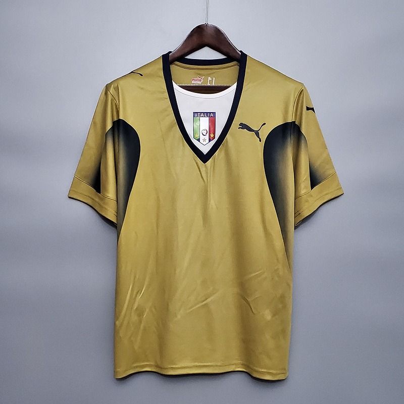 Retro Italy national 2006 golden shirt - WCFOOTBALLSUIT