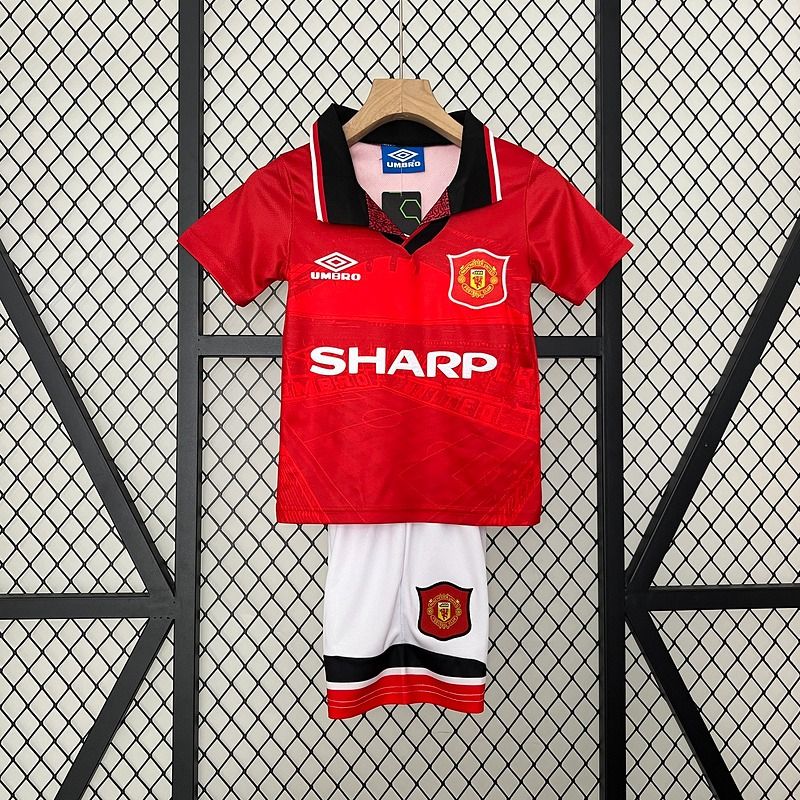 Retro Kids Manchester United 1994 - 1996 home - WCFOOTBALLSUIT Main image