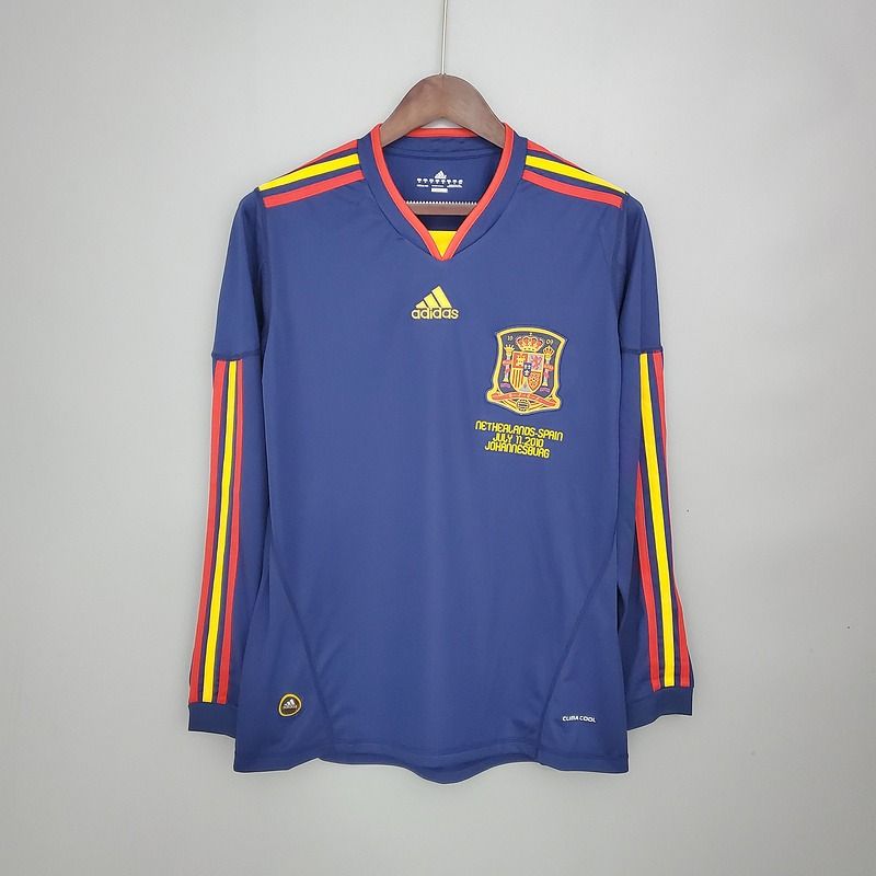 Retro Spain national 2010 away Long Sleeves - WCFOOTBALLSUIT Main image