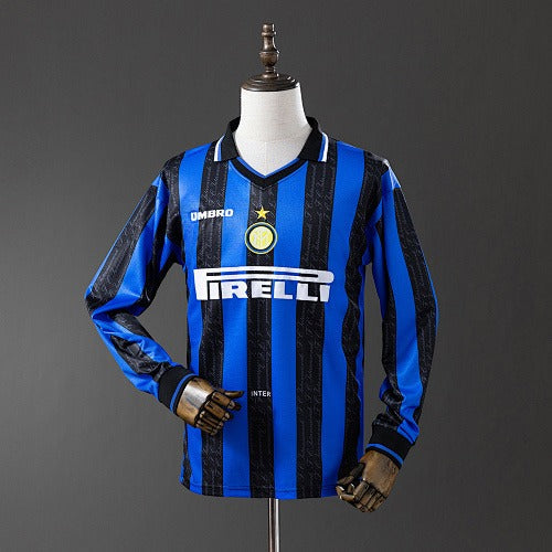 Retro Inter Milano 1997-1998 home Long Sleeve